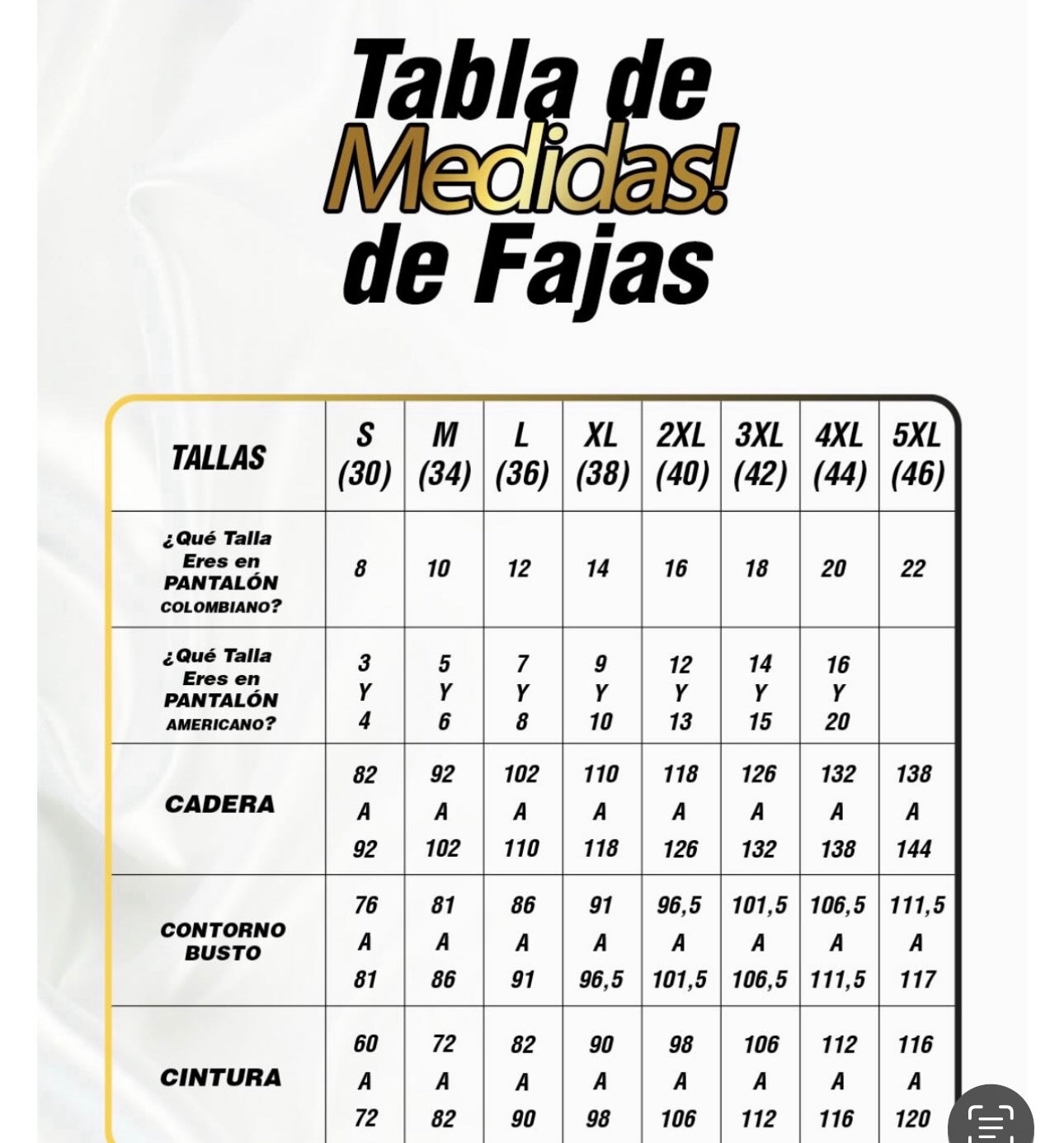 Faja Luisiana/ Reloj de Arena