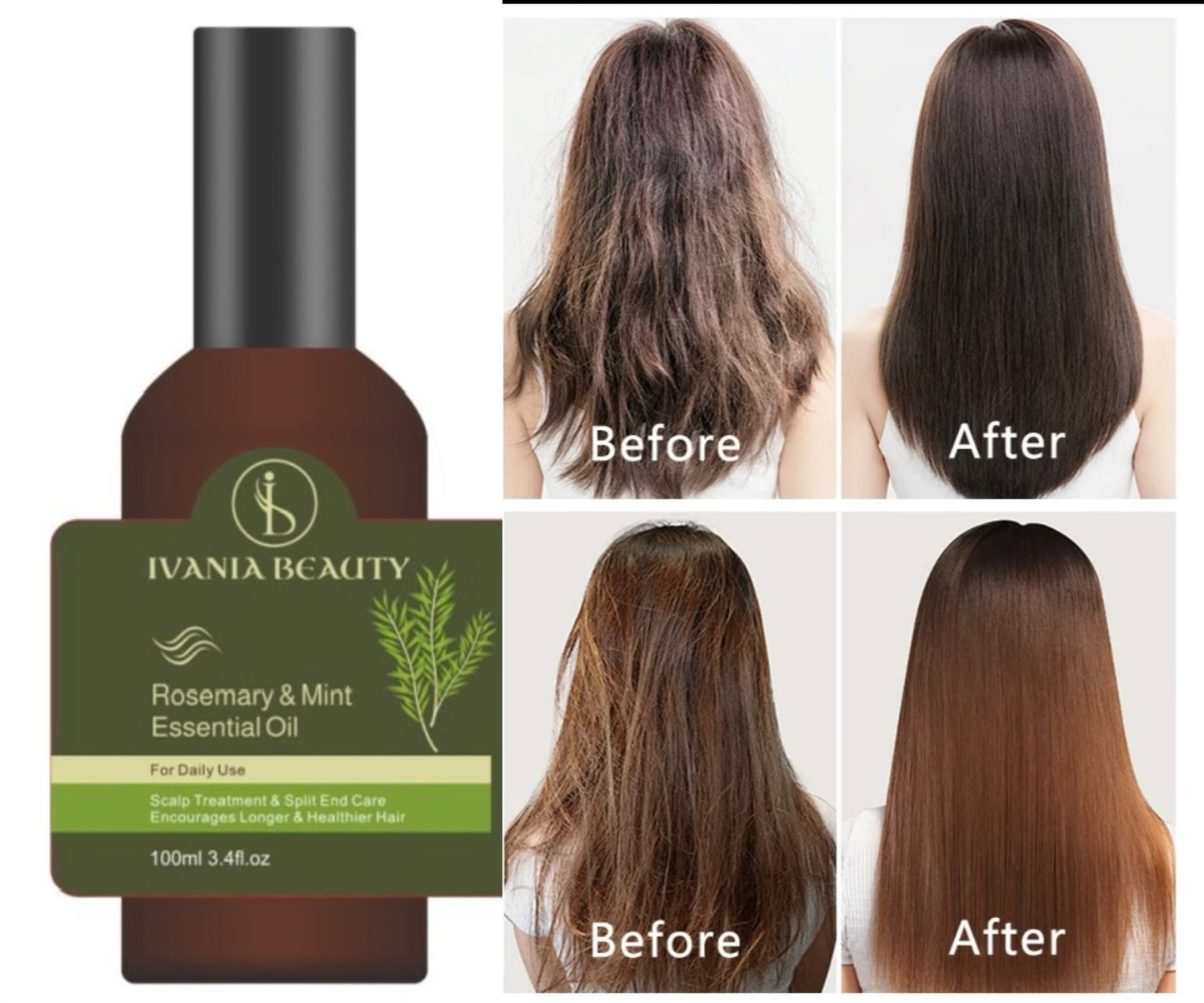 Rosemary Mint Oil Longer Hair