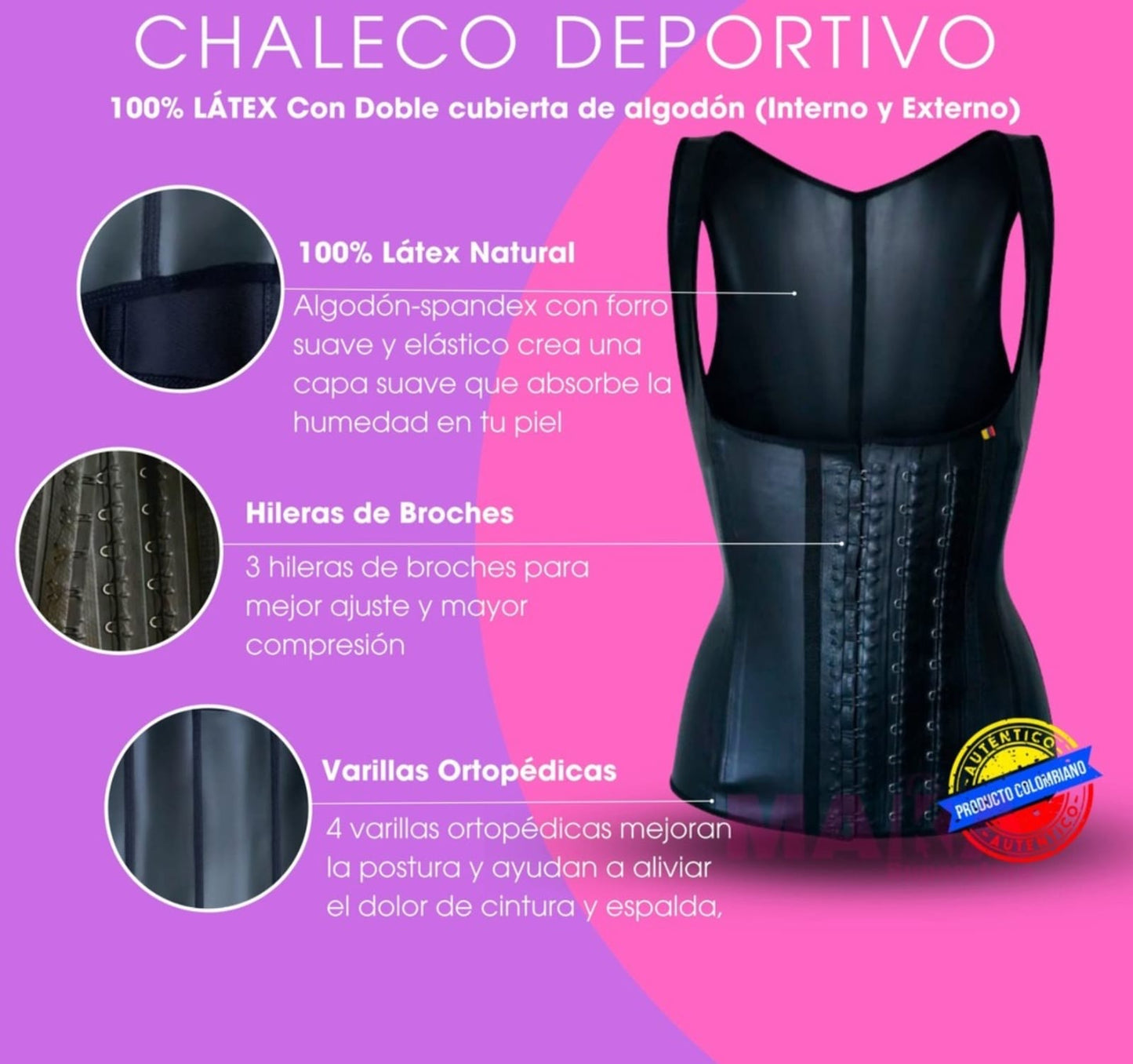 FAJA CHALECO LATEX